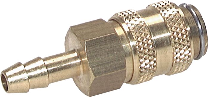 Exemplary representation: Coupling sockets with female thread, brass