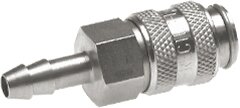 Exemplary representation: Coupling sockets with female thread, stainless steel