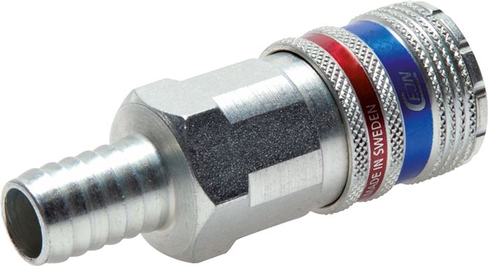 Exemplary representation: CEJN safety coupling socket with grommet