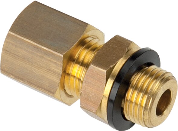 Voorbeeldig Afbeelding: Rechte inschroefbare schroefverbinding met cilindrische buitenschroefdraad, PA-dichting