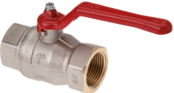 Zgleden uprizoritev: 2-part ball valve, full bore, standard