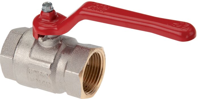 Zgleden uprizoritev: 2-part ball valve, full bore, short design, standard
