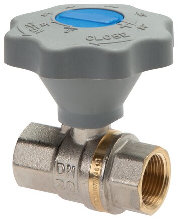 Exemplaire exposé: Robinet à boisseau sphérique à visser DVGW à fermeture progressive