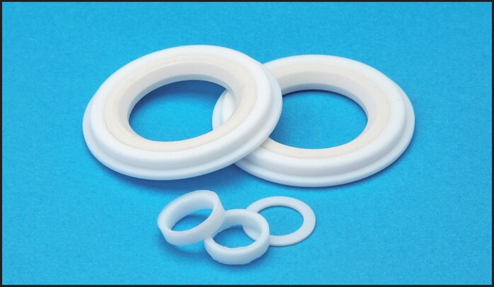 Representación de ejemplo: Kit de reparación para válvulas de bola con brida de acero inoxidable de 3 piezas