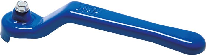 Voorbeeldig Afbeelding: Combigreep voor kogelkraan, standaard, blauw