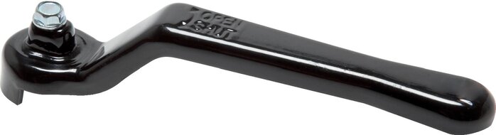 Wzorowy interpretacja: Uchwyt zespolony do zaworu kulowego, standardowy, czarny