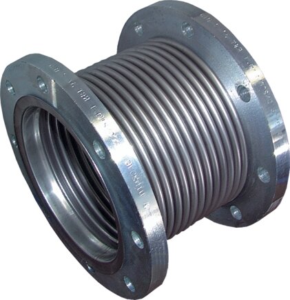 Zgleden uprizoritev: Stainless steel expansion joint with flange connection