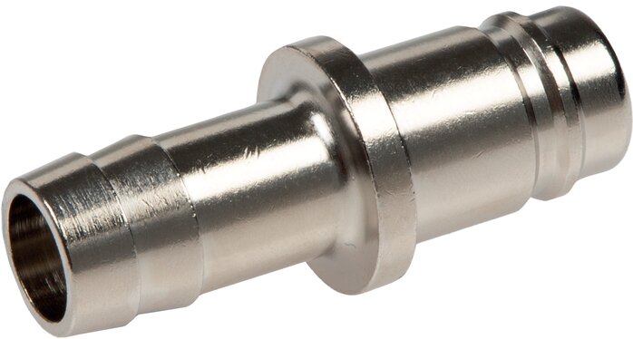 Príklady vyobrazení: Kupplungsstecker mit Schlauchtülle, Messing vernickelt