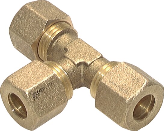 Exemplary representation: T-screw connection, brass