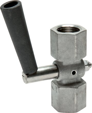 Exemplary representation: Pressure gauge shut-off valve sleeve - sleeve (brass)