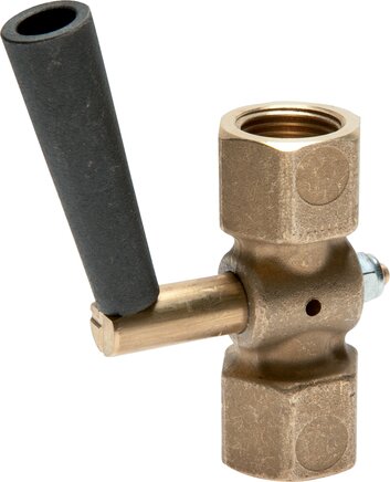 Exemplary representation: Pressure gauge shut-off valve sleeve - sleeve (brass)