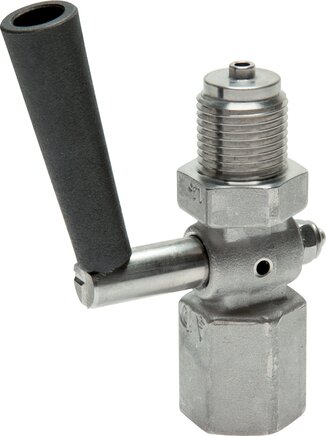 Exemplary representation: Pressure gauge shut-off valve sleeve - journal (1.4571)
