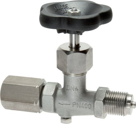 Zgleden uprizoritev: Pressure gauge shut-off valve clamping sleeve - journal (1.4571)