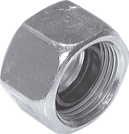 Zgleden uprizoritev: Functional nut with mounted cutting and sealing ring