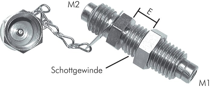 Zgleden uprizoritev: Measuring hose connector type ME SV 162