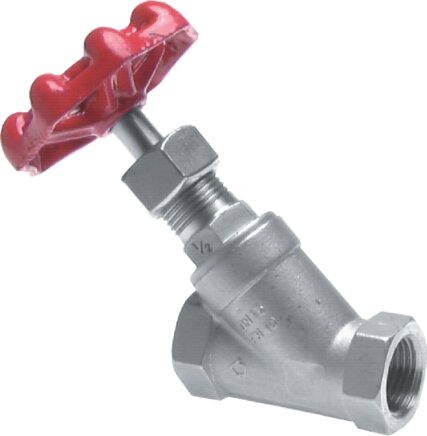 Príklady vyobrazení: Zásuvkový uzavírací ventil s úhlovým sedlem (nerezová ocel)