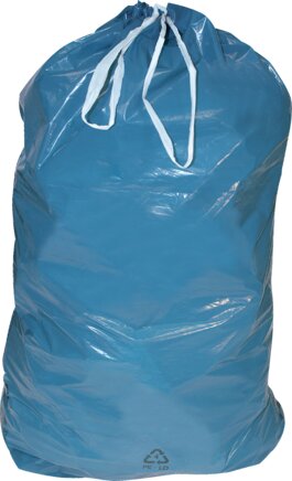 Voorbeeldig Afbeelding: Afvalzak 120 liter, met trekband