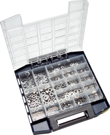 Exemplary representation: MULTIBOX - Nuts, washers & spring washers made of stainless steel