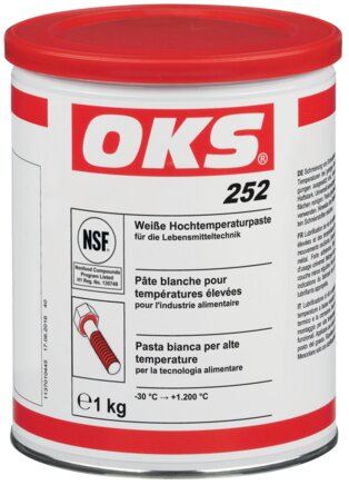 OKS OKS 4220 - graisse à haute température (NSF H1), Boîte 500 g  (OKS4220-500G) - Landefeld - pneumatique - hydraulique - équipements  industriels