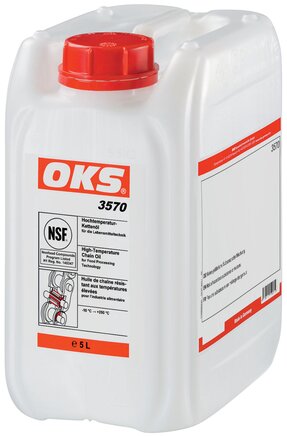 Exemplary representation: OKS chain oil for food technology (canister)