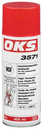 Exemplary representation: OKS chain oil for food technology (spray can)