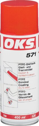 Principskitse: OKS PTFE-bundet coating (spraydåse)