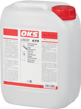 Illustrazione esemplare: OKS olio lubrificante ad alte prestazioni (fusto)