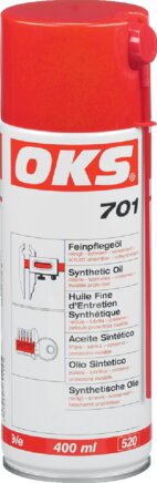 Exemplary representation: OKS fine maintenance oil (spray can)