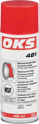 Exemplarische Darstellung: OKS Hochdruckfett für Lebenmitteltechnik (Spraydose)