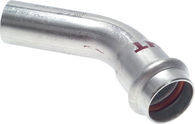 Zgleden uprizoritev: 45° bend with internal press end & external press end stainless steel