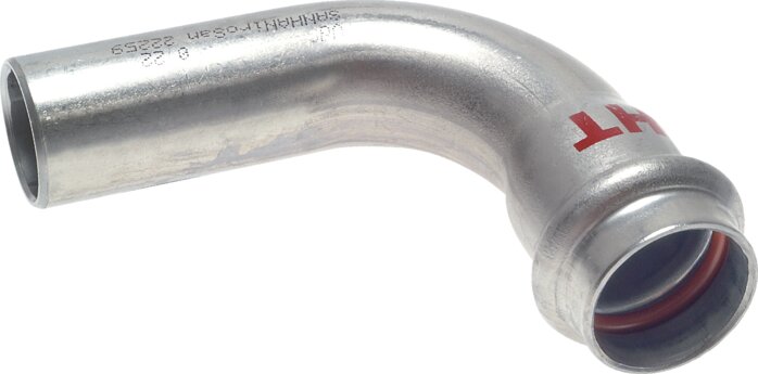 Zgleden uprizoritev: 90° bend with internal press end & external press end stainless steel