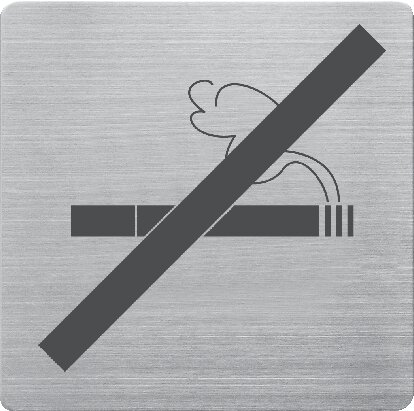 Illustrazione esemplare: Targa “Vietato fumare”