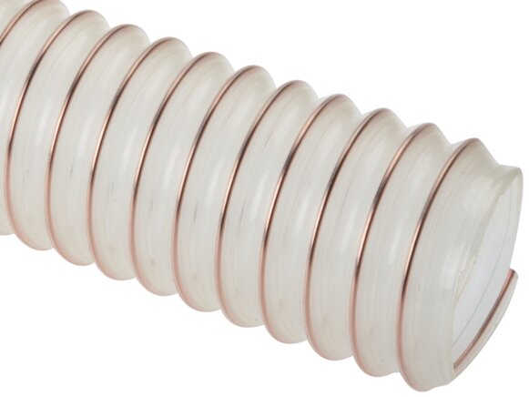 Illustrazione esemplare: Tubo flessibile a spirale in poliuretano (forma  mediamente pesante)
