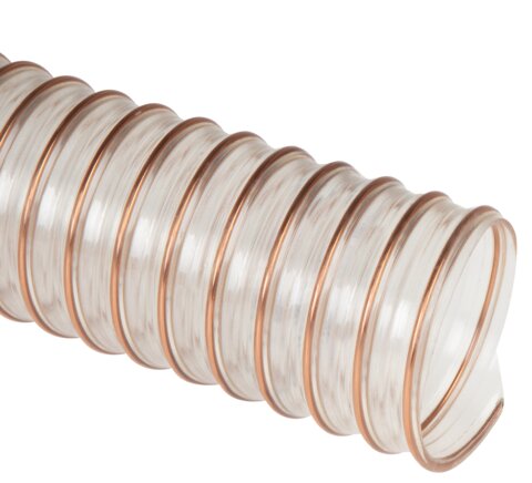 Zgleden uprizoritev: Polyurethane spiral extraction hose (super heavy-duty design)