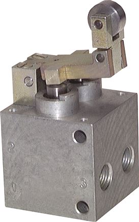 Príklady vyobrazení: 5/2-dráhový zpetný volnobežný váleckový ventil