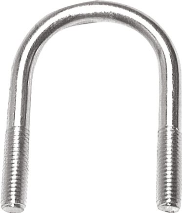 Zgleden uprizoritev: Round steel bracket, galvanised steel
