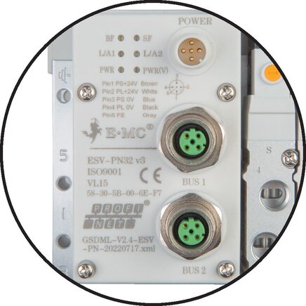 detailní pohled: PROFINET/rízení EtherCAT
