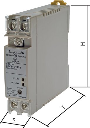 Exemplary representation: Switched-mode power supply for DIN rail