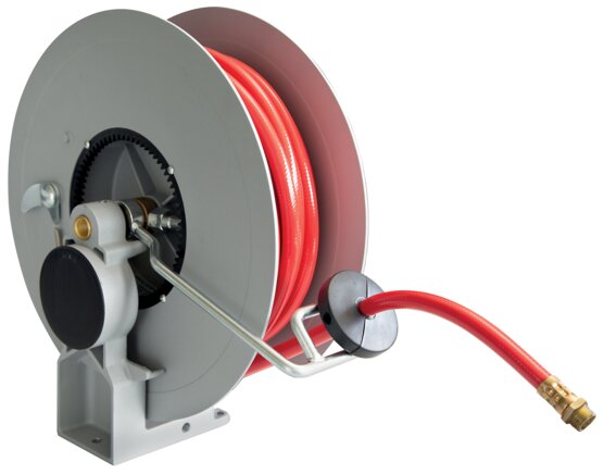 Automatic hose reel for compressed air, up to 15 bar - Landefeld