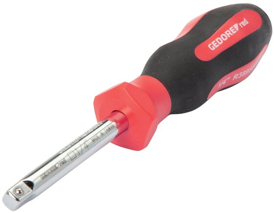 Representación de ejemplo: Asa cuadrada Gedore red (1/4")