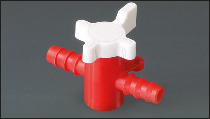 Zgleden uprizoritev: 2-way hose valve of PE
