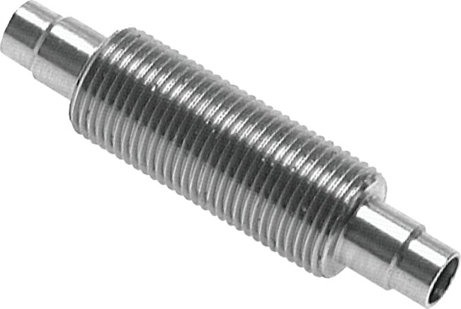 Exemplary representation: CK bulkhead fitting, cylindrical thread, without nut, 1.4571