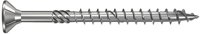Exemplary representation: Chipboard countersunk head screw made of stainless steel