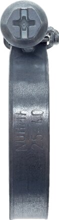 Illustrazione esemplare: Fascetta per tubo (NORMA acciaio zincato, W1)