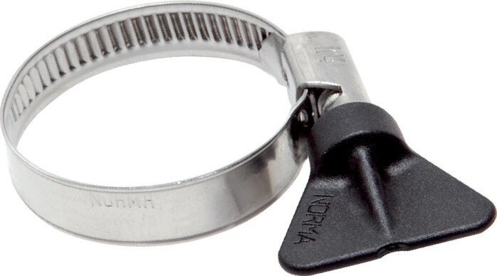 Exemplary representation: Hose clamp with wing handle option