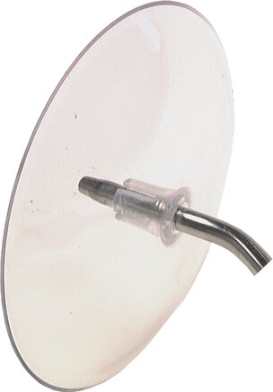 Principskitse: Beskyttelsesskærm til CEJN blæsepistoler