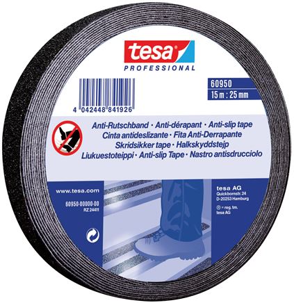 Voorbeeldig Afbeelding: TESA antislipplakband, zwart
