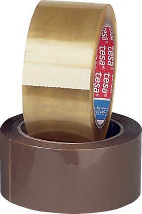 Exemplary representation: Tesa packing tapes (transparent and brown)