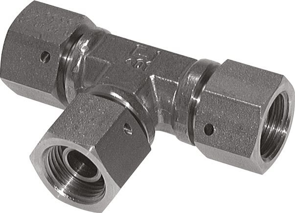 Zgleden uprizoritev: T-screw connection with G-thread (60° universal sealing cone, internal), 1.4571