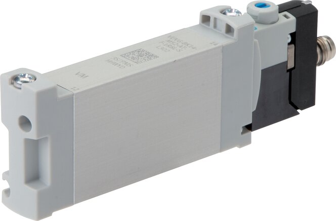 Príklady vyobrazení: 5/2-dráhový magnetický ventil s vratnou pružinou